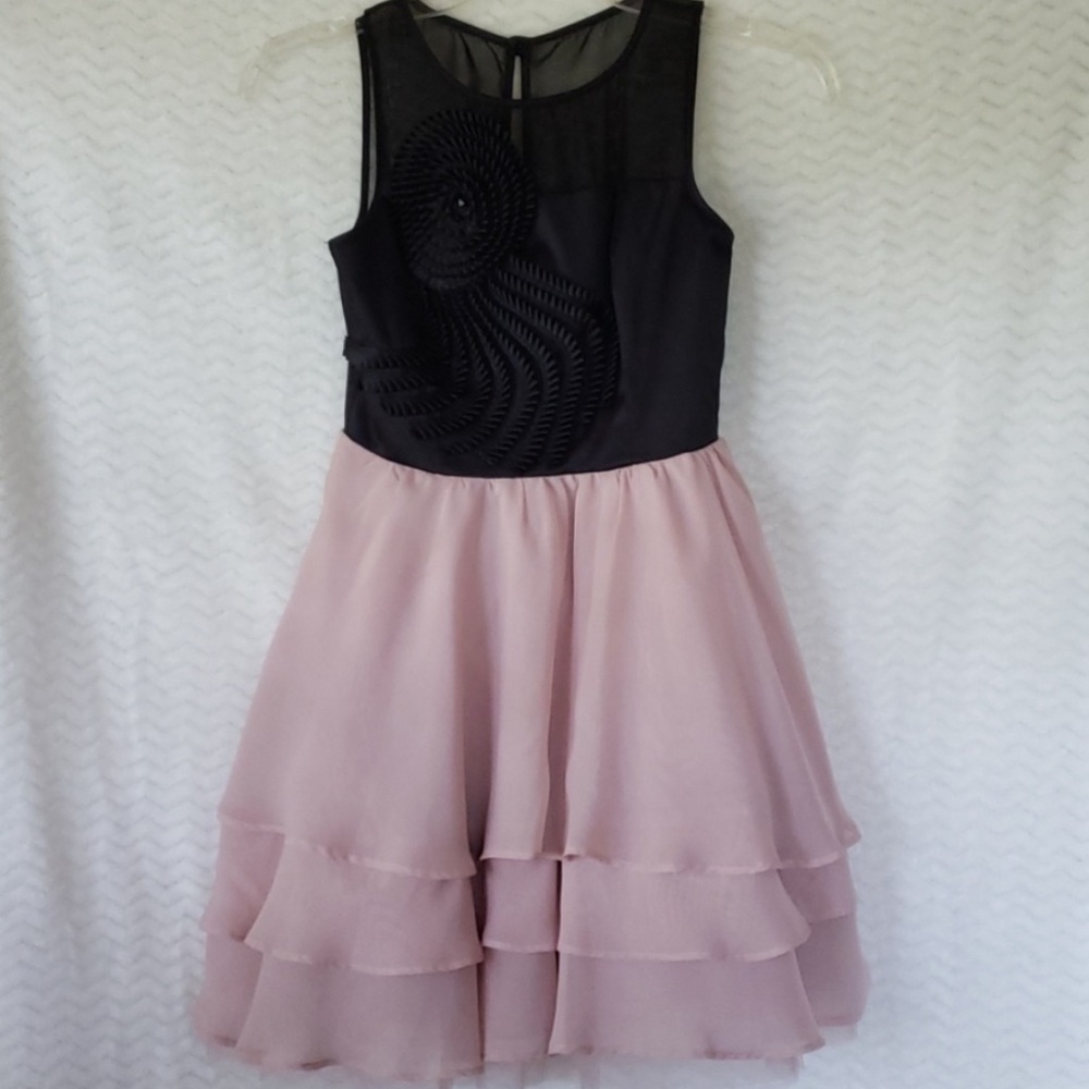 NWOT GB Pink and Black Dress